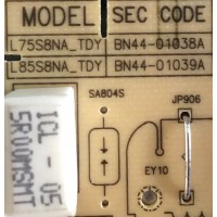 FUENTE DE PODER PARA TV SAMSUNG / NUMERO DE PARTE BN44-01038A / BN4401038A / L75S8NA_TDY / PANEL'S CY-TT075FMLV4H / CY-TT075FMEV2H / MODELOS QN75Q8D / QN75Q80 / QN75Q8DTAFXZA FC02 / QN75Q80TAFXZA FC04 / QN75Q80AAFXZA BA01 / QN75Q80BDFXZA BA01