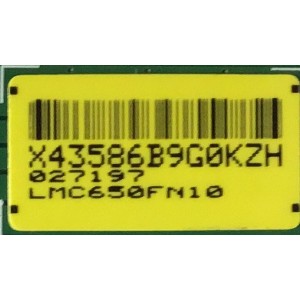 T-CON PARA TV TCL / NUMERO DE PARTE LJ94-43586B / 18Y_RAHU11P2TA4V0.0 / LMC650FN10 / 43586B / PANEL LVU650NDBL / MODELO 65R625 LBAA