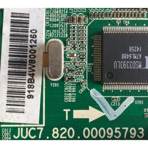 MAIN PARA TV HITACHI / 919A3V50 / JUC7.820.00095793 / PANEL C55DF14-E3-S / MODELO LE55G508