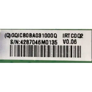 MAIN PARA MONITOR ACER / GQICB0BA031 / 715G8338-M0C-000-005T / PANEL TPT430U3-EQYSHM.G REV:S1M / MODELO ET430K WMIIQPPX