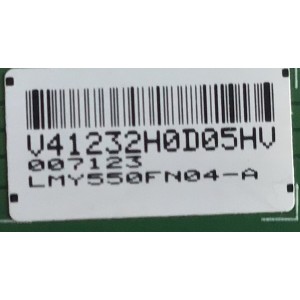 T-CON PARA TV WBOX / SONY / NUMERO DE PARTE LJ94-41232H / 18Y_SHU11APHTA4V0.1 / 41232H / SHU11APHTA4V0.1 / PANEL´S K400WDD1 / YS9F055CND01 / MODELOS 0E-40LED / KD-55X750H / KD55X750H