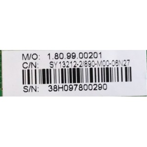 MAIN PARA TV SEIKI / 38H0978 / CV3393CH-0 / 1.80.99.00201 / SY13212-2 / 890-M00-06N27 / PANEL T550QVF01.1_XR / MODELO SE55UY04