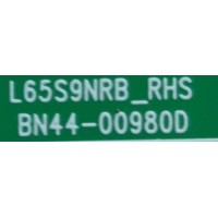 LED DRIVER PARA TV SAMSUNG / NUMERO DE PARTE BN44-00980D / L65S9NRB_RHS / BN4400980D / PANEL'S CY-TR065FLLV1H / CY-TR065FLAV1H / MODELOS QN65Q90RAFFXZA FA02 / QN65Q90RAFXZA FA02 / QN65Q90RAFXZA AA01