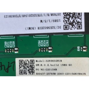 MAIN FUENTE PARA  SMART TV ROKU HISENSE / 257658 / RSAG7.820.8974/ROH / G20154B / 500437 / 3TE32G201548 / PANEL JHD315V1H72-TXL1\SO\GM\ROH / MODELO 32H4030F1