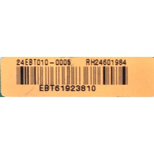 MAIN PARA TV LG / EBT61923810 / EAX64349207(1.4) / RH24601984 / MODELO 60PM6700-UB.AUSLLHR