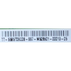 T-CON PARA TV SONY / 1-004-299-11 / 85T09 C0E / 55.85T09.C08 / 5585T09C08 / PANEL HD9S085DTU01 / MODELO XBR-85Z9G