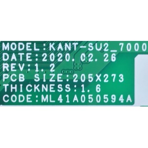 MAIN FUENTE ((COMBO)) PARA TV SAMSUNG 4K·UHD·HDR / NUMERO DE PARTE BN9651826A / ML41A050594A / BN96-51826A / KANT-SU2_7000_55_WW / VT50UH160 / MODELOS UN50TU / UN50TU7000FXZA AB03 / UN50TU7000FXZA DB01 / UN50TU7000BXZA XC02 / UN50TU700DFXZA XC02