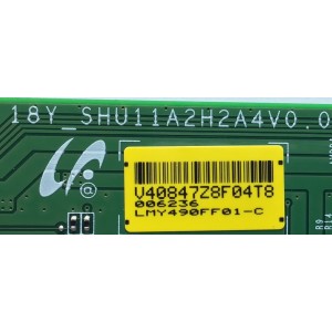 T-CON PARA TV SONY / 1-897-229-11 / 18Y_SHU11A2H2A4V0.0 / 40847Z / SUSTITUTAS 40846H / 40846J / 40846K / 40847Z / 40846M / PANEL YD8S005DND01B / MODELO XBR-49X900F