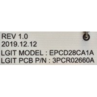 FUENTE DE PODER PARA TV LG / NUMERO DE PARTE EAY65769301 / LGP86T-20U1 / 65769301 / EPCD28CA1A / 3PCR02660A / PANEL'S NC860DQF / NC860DQE / HC860DQF / MODELOS 86UN8570PUC / 86UN8570PUC.BUSWLJR / 86UN8570AUD / 86UN8570AUD.BUSWLKR / 86UN8570AUD.BUSWLJR