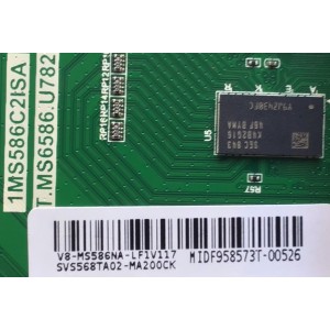 MAIN PARA TV TCL / SVS568TA02-MA200CK / 1MS586C2ISA / T.MS6586.U782 / V8-MS586NA-LF1V117 / MODELO 55''/ 50'' / ESTA TARJETA ES CHINA Y ES UTILIZADA EN DIFERENTES MARCAS Y MODELOS / ENTRAR A DESCRIPCIÓN DEL PRODUCTO