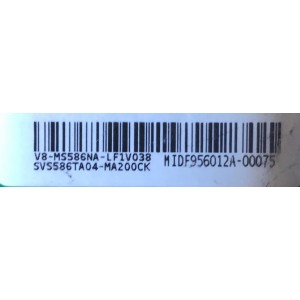MAIN FUENTE PARA TV TCL / SVS586TA04-MA200CK / TPD.NT72563.PB772 / V8-MS586NA-LF1V038 / NT63EP / ESTA TARJETA ES CHINA Y ES UTILIZADA EN DIFERENTES MARCAS Y MODELOS / ENTRAR A DESCRIPCIÓN DEL PRODUCTO