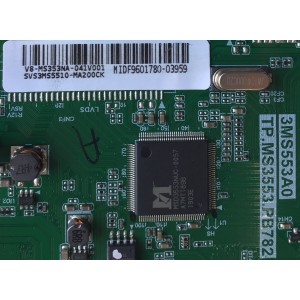 MAIN FUENTE PARA TV HKPRO / SVS3MS5510-MA200CK / TP.MS3553.PB782 / V8-MS353NA-041V001 / 3MS553A0 / MODELO HKP32F18 / UTILIZADA EN DIFERENTES MARCAS Y MODELOS / ENTRAR A DESCRIPCIÓN DEL PRODUCTO