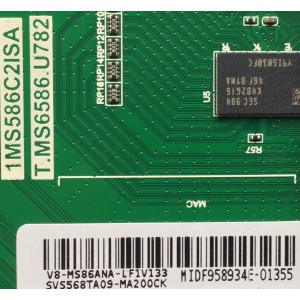 MAIN PARA TV PIONEER / SVS568TA09-MA200CK / T.MS6586.U782 / V8-MS86ANA-LF1V133 / 1MS586C2ISA / ESTA TARJETA ES CHINA Y ES UTILIZADA EN DIFERENTES MARCAS Y MODELOS / ENTRAR A DESCRIPCIÓN DEL PRODUCTO