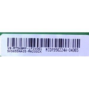 MAIN FUENTE PARA TV PIONEER  / SVS655NA05-MA200CK / 40-MT56EE-MAD2HG / V8-MT56BMP-LF1V061 / 3MT56EE / MODELO 32S07HD / ESTA TARJETA ES CHINA Y ES UTILIZADA EN DIFERENTES MARCAS Y MODELOS / ENTRAR A DESCRIPCIÓN DEL PRODUCTO