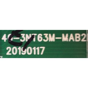 MAIN FUENTE PARA TV AIWA / SVSNT72A60-MA200CK / 40-3NT63M-MAB2HG / V8-NT563NA-LF1V307 / DISPLAY CC430LV1D Ver.02 / MODELO HKP43SM8NEG