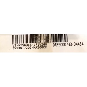 MAIN FUENTE COMBO ORIGINAL PARA TV DAEWOO / NUMERO DE PARTE SVS3NT7202-MA200CK / TPD.NT72563.PB782 / V8-NT563LA-LF1V260 / 3NT725A2 / T8-3NT7202 / TVRUT138 / 1808221740A / PANEL T8-43D1270-LPFY1 / DISPLAY LC430DUY (SH)(A1) / MODELO TC-43FS500X