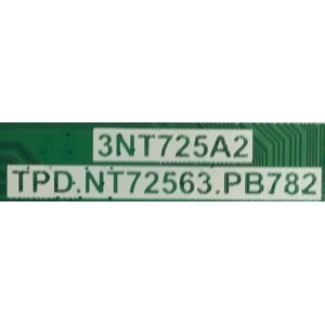 MAIN FUENTE COMBO ORIGINAL PARA TV DAEWOO / NUMERO DE PARTE SVS3NT7202-MA200CK / TPD.NT72563.PB782 / V8-NT563LA-LF1V260 / 3NT725A2 / T8-3NT7202 / TVRUT138 / 1808221740A / PANEL T8-43D1270-LPFY1 / DISPLAY LC430DUY (SH)(A1) / MODELO TC-43FS500X