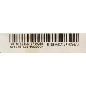 MAIN FUENTE PARA TV OLIMPO / SVS725TC01-MA200CK / TPD.NT72563.PB782 / 3NT725A2 / V8-NT563LA-LF1V286 / PANEL ST315IA05 / ESTA TARJETA ES CHINA Y ES UTILIZADA EN DIFERENTES MARCAS Y MODELOS / ENTRAR A DESCRIPCIÓN DEL PRODUCTO