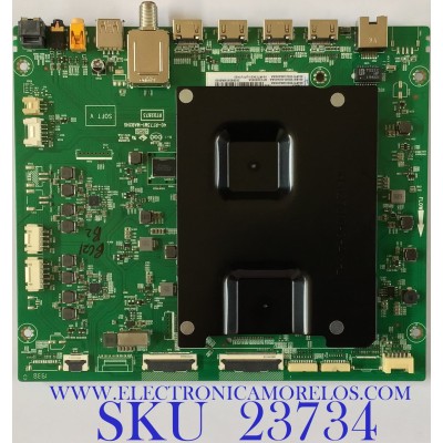 MAIN PARA SMART TV TCL ROKU K QLED DOLBY VISION HDR / 08-SS75DUD-OC403AA / 40-RT73M1-MAB2HG / 08-RT73002-MA200AA / V8-RT73K01-LF1V1435 / PANEL LVU750NEBL SD9W02 / MODELO 75Q825