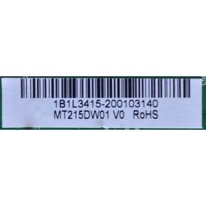 MAIN PARA TV BLUSENS / NUMERO DE PARTE 1B1L3415 / T.RSC8.8A 11212 / T20120108 / 20111223155011 / PANEL MT215DW01 V.0 / MODELO M94R22C