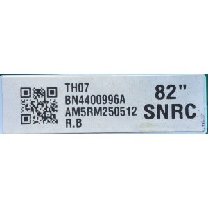 LED DRIVER PARA TV SAMSUNG / NUMERO DE PARTE BN44-00996A / L82S9SNRC_RHS / BN4400996A / PANEL CY-TR082JLLV1H / MODELO QN82Q900RBFXZA FA01 / QN82Q900RBFXZA FD02