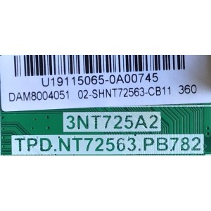 MAIN FUENTE PARA TV JVC / NUMERO DE PARTE 02-SHNT72563-CB11 / TPD.NT72563.PB782 / 3NT725A2 / MODELOS DAM8004051 /  32''  Y  40'' / U19115065-0A00745 / ESTA TARJETA ES CHINA Y ES UTILIZADA EN DIFERENTES MARCAS Y MODELOS / ENTRAR A DESCRIPCIÓN DEL PRODUCTO