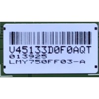 T-CON PARA TV SONY / NUMERO DE PARTE LJ94-45133D / 20Y_S75JU22H2TA6BV0.2 / 45133D / PANEL YDAF075DND01 / DISPLAY LSY750FF03-A02 / MODELOS XBR-75X900H / XBR-75X90CH