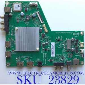 MAIN PARA SMART TV VIZIO 4K UHD CON HDR RESOLUCION (3840 x 2160) / NUMERO DE PARTE XKCB02K015 / 715GB003-M0B-B00-004G / (X)XKCB02K01510X / PANEL TPT550U1-QVN05.U REV:S5DB1H / DISPLAY T550QVN05.D / MODELO M55Q8-H1 LTYWZLKW