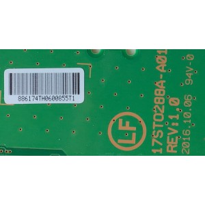 LED DRIVER PARA TV SONY SMART TV / NUMERO DE PARTE 1-897-091-11 / 17STO288A-A01 / 886174T / 175TO288A-A01 / 175T0288A-A01 / 17ST0288A-A01 / PANEL YD7S750DTD01 / MODELO XBR-75X940E / XBR75X940E