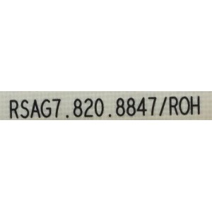 FUENTE DE PODER PARA SMART TV HISENSE / NUMERO DE PARTE 264446 / RSAG7.820.8847/ROH / HLP-5570WM / PANEL JHD650X3U81-TA\S0\FJ\GM\ROH / MODELO 65H8G