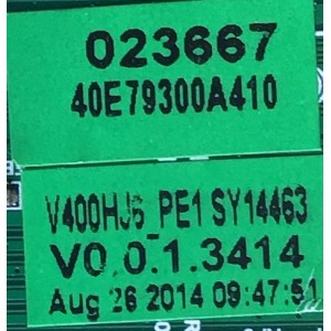 MAIN PARA TV SEIKI / NUMERO DE PARTE SY14463-2 / ST6308RTU-A1 / 890-M00-07N15 / PANEL T395HJ-PE1-DY3 VER.A3 / MODELO SE40FY19T