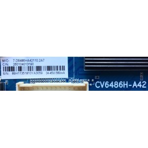 MAIN FUENTE PARA TV ELEMENT / NUMERO DE PARTE  260104013190 / CV6486H-A42 / 03942R / 89H1135 / 7.D6486HA42110.2A7