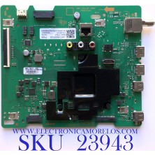 MAIN PARA SMART TV SAMSUNG Crystal UHD 4K CON HDR RESOLUCION (3,840 x 2,160) / NUMERO DE PARTE  BN94-15764Z / BN41-02756C / BN97-16917Y / PANEL CY-BT065HGEV1H / DISPLAY BN96-50281A / BN9650284A / MODELO UN65TU8000FXZA BA01