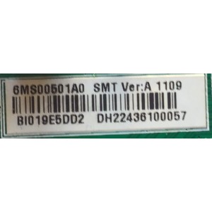 MAIN PARA TV DYNEX / NUMERO DE PARTE  6MS00501A0 / 569MS0701B / 224359P1 / BI019E5DD2 / 46MS70 / DH22436100057 / PANEL T460HW03 V.F / MODELO DX-46L261A12