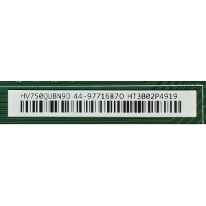 T-CON PARA TV LG / NUMERO DE PARTE  44-9771687O / 47-6021199 / C-PCB_HV750QUB-N9D / PANEL NC750DQE-ABGR3 / MODELO 75UM6970PUB.BUSGLKR