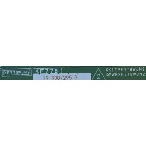 T-CON PARA TV SHARP / NUMERO DE PARTE  RUNTK4910TPZR / XF778WJN2 / CPWBX4910TP / QKITPF778WJN2 / QPWBXF778WJN2 / PANEL LK460D3GW8CZ / MODELO LC-46LE830U