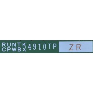 T-CON PARA TV SHARP / NUMERO DE PARTE  RUNTK4910TPZR / XF778WJN2 / CPWBX4910TP / QKITPF778WJN2 / QPWBXF778WJN2 / PANEL LK460D3GW8CZ / MODELO LC-46LE830U