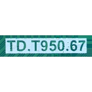 MAIN PARA TV TOSHIBA / NUMERO DE PARTE CN2T100001F / TD.T950.67 / CN2T100001F00DWALMK / PANEL K430WDCRA-VA250A6 / DISPLAY T430HVN01.0 / MODELO 43LF421U21