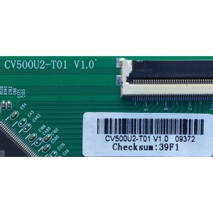 T-CON PARA TV SCEPTRE / NUMERO DE PARTE CV500U2-T01 V1.0 / CV500U2-T01 / PANEL'S V500U2-T01 / DCCV500U2-T01 / DISPLAY CV500U2-T01 REV:01 / MODELO W50 / W50 U515CV-UMRD8T