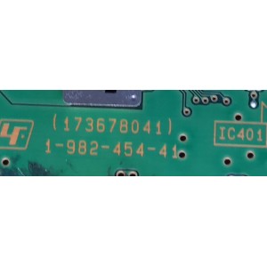 MAIN PARA SMART TV SONY 4K UHD CON HDR RESOLUCION (3840 x 2160) / NUMERO DE PARTE  A-500-0996-A / 1-982-454-41 / 173678041 / A5000996A / PANEL YM9F055CNO01 / MODELO XBR-55X800G / XBR55X800G