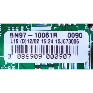 MAIN PARA SMART TV SAMSUNG 4K UHD RESOLUCION (3840 x 2160) / NUMERO DE PARTE  BN94-10385A / BN41-02344D / BN97-10061R / PANEL CY-TJ060FGSV1H / MODELO UN60JS8000FXZA MD01