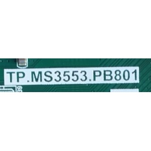MAIN FUENTE PARA TV ELEMENT / NUMERO DE PARTE 21006185 / TP.MS3553.PB801 / W17080874 / LSC550FN02-V / W17080874-1A08340 / 20170817 / PANEL MD5532YTSF / MODELO ELEFW5517
