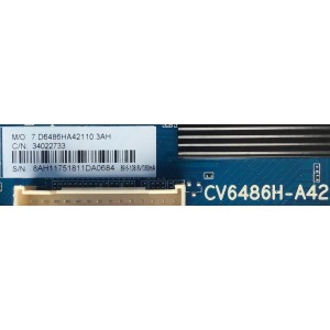 MAIN FUENTE PARA TV ELEMENT / NUMERO DE PARTE  34022733 / CV6486H-A42 / 7.D6486HA42110.3AH / 8AH11751811DA0684 / 20181024202659 / PANEL 72000484YTAK / MODELO E2SW5018