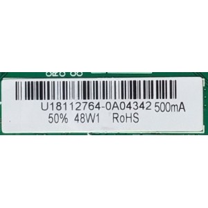 MAIN FUENTE PARA TV ELEMENT / NUMERO DE PARTE  U18112764 / TP.MS3553.PB819 / U18112764-0A04342 / PANEL C320X18-E8C-H / MODELOS ELFW328 / ELEFW328