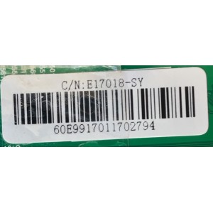 MAIN FUENTE PARA TV ELEMENT / NUMERO DE PARTE  E17018-SY / ST6308RTU-AP1 / 890-M00-60E99 / 60E9917011702794 / 40E793111EA5 / PANEL T500-16A-DLED / MODELO ELST5016S