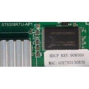 MAIN FUENTE PARA TV ELEMENT / NUMERO DE PARTE  E17124-SY / ST6308RTU-AP1 / 908566 / 40E793130836 / 00EA117052700561 / PANEL T4000-V35-DLED / MODELO ELST4017