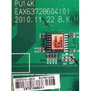 MAIN PARA TV ZENITH / NUMERO DE PARTE EBR68293441 / EBT61699001 / EAX63728604 / PANEL PDP50T30010 / MODELOS Z50PT320-UC / Z50PT320-UC.AUSAZUR / 50PT350-UD