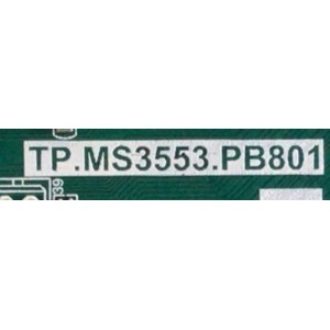 MAIN FUENTE (COMBO) PARA TV ELEMENT / NUMERO DE PARTE 21006149 / TP.MS3553.PB801 / W17080874 / T550HVN08.1 / E17212-2-KK / PANEL MD5533YTAF / MODELO ELEFW5517 H7A9M