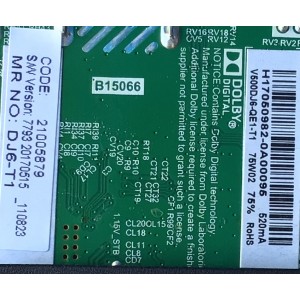 MAIN FUENTE (COMBO) PARA TV ELEMENT / NUMERO DE PARTE H17050982 / 21005879 / V500DJ6-QE1-T1 / E17011-KK-3 / PANEL MD5005YTIF / MODELO ELFW5017 R712RRR