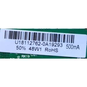 MAIN FUENTE PARA TV ELEMENT / NUMERO DE PARTE  U18112762 / TP.MS3553.PB819 / U18112762-0A19293 / PANEL C320X18-E8C-H / MODELO ELEFW328